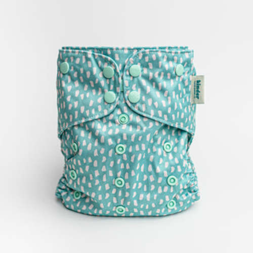 Patterned Pocket Cloth Diaper with Athletic Wicking Jersey