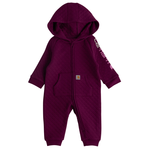 Carhartt Quilted Zip-Front Long-Sleeve Coveralls for Babies