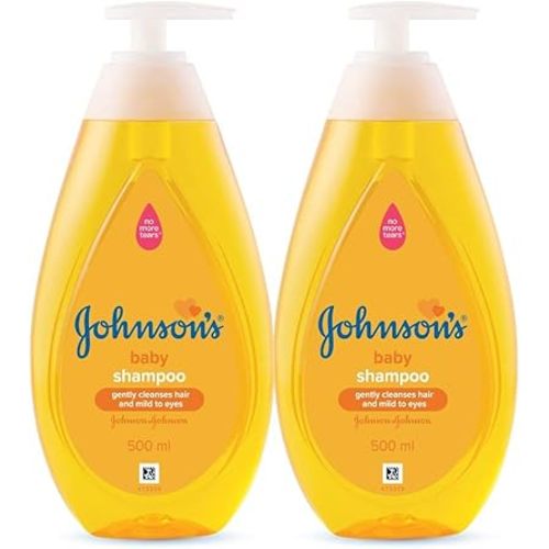 2 Pk. Johnson's Baby Shampoo 500ml (1000ml Total)