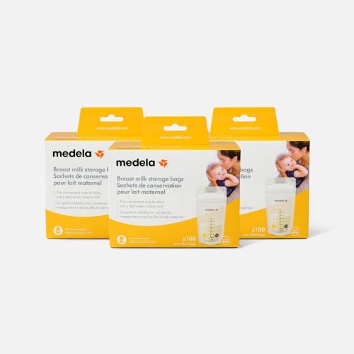 Medela Breast Milk 6 oz. Storage Bags, 100 ct. (3-Pack)