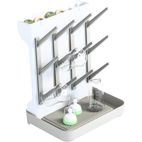 Grand égouttoir vertical pour biberons de lait, support vertical pour tasses, pièces de pompe et accessoires