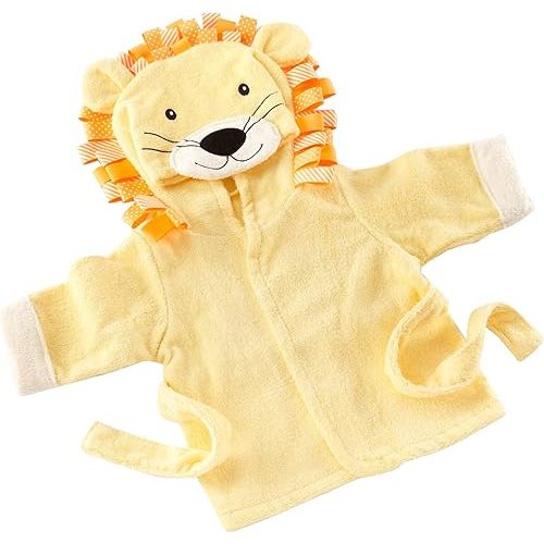 Baby Aspen "Big Top Bath Time Lion Hooded Towel/Robe, 0-9 Months