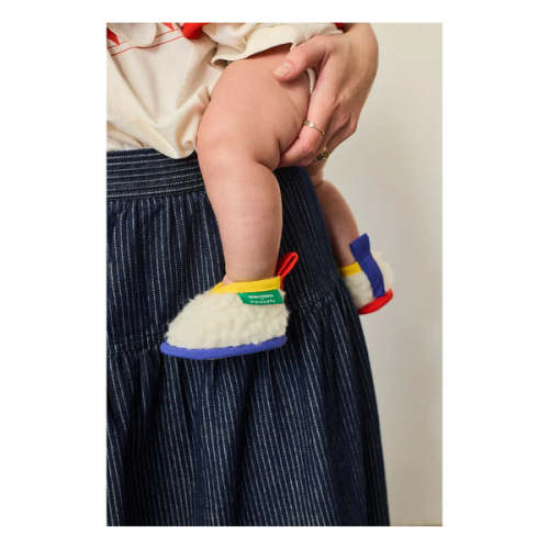 Binibamba Milk Merino Booties Bobo | Wee Mondine