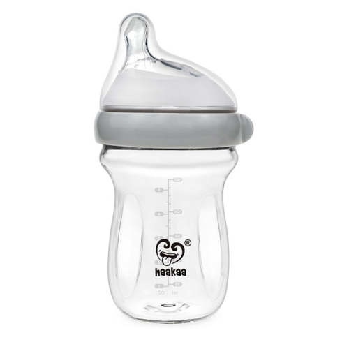 Haakaa Generation 3 Glass Baby Bottle 6 oz/160 ml, 1 PK