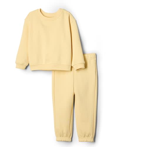 Amazon Essentials x Sofia Grainge Unisex Toddlers and Babies' Sweatshirt & Sweatpant Set