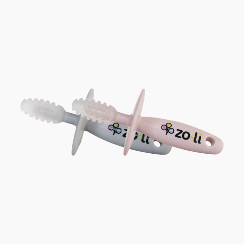 ZoLi Chubby Gummy Gum Massagers - Blush + Ash Grey