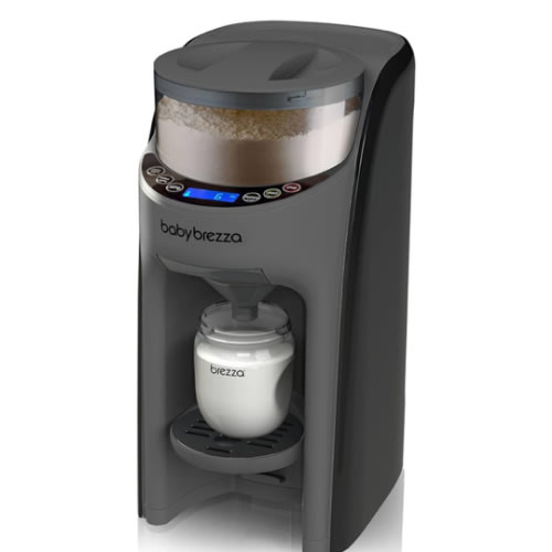 Baby Brezza New and Improved Formula Pro Advanced Formula Dispenser Machine - Automatically Mix a Warm Formula Bottle Instantly - Easily Make Bottle with Automatic Powder Blending, Charcoal