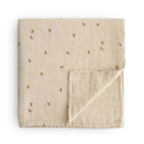 Organic Cotton Mushie Baby Muslin Swaddle Blanket