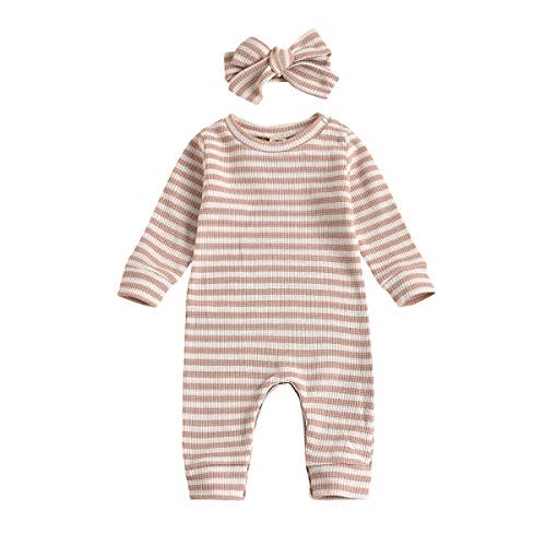 Aimaopao Newborn Infant Baby Girl Romper Bodysuit Girls One Piece Jumpsuit Pants Clothes Outfits