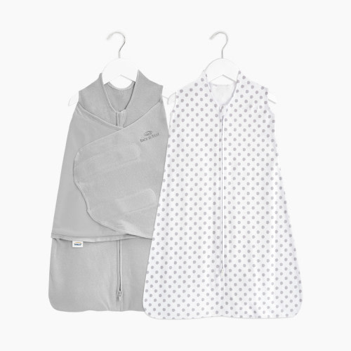 Halo 2pc Sleepsack and Swaddle Set Organic Cotton in Gift Box - Cloud, S/M