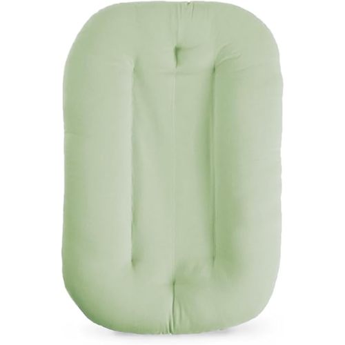 Baby Lounger for Newborn, Bionic Design Baby Lounger, Soft Organic Cotton Breathable Lounger for Infants 0-18 Months (Green)