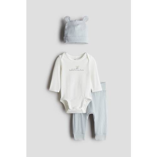 3-PIECE COTTON JERSEY SET