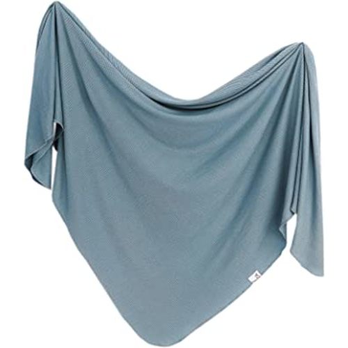 Copper Pearl Baby Swaddle Blanket - Wearable Premium Knit Baby Blanket, Large Soft Stretchy Receiving Blankets for Baby Boy and Girl, Swaddles for Newborn, Infant, and Toddler (Atlantic)