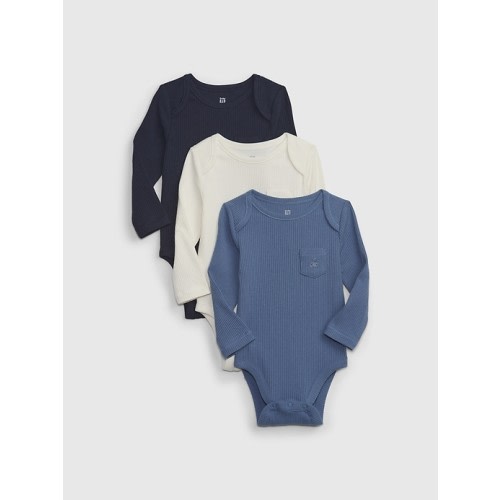Baby First Favorites Rib Bodysuit (3-Pack)