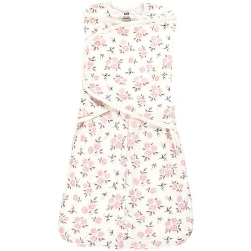 Hudson Baby Infant Girls Convertible Swaddle Sleep Sack, 0-3 Months