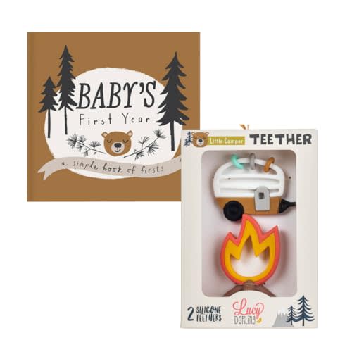 Lucy Darling's Little Camper Memory Book & Camper Baby Teethers