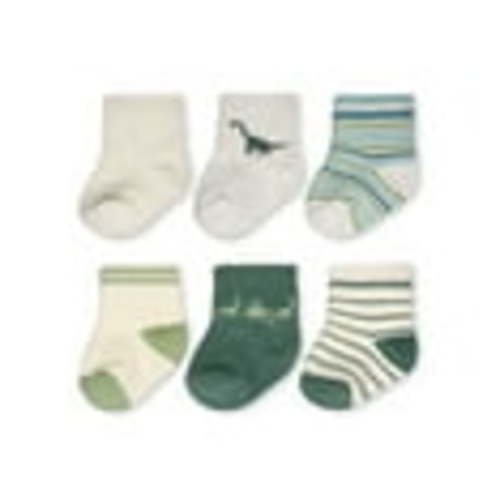 Carter's Child of Mine, Newborn Boy Dino Socks, 6 Pack, 0-6M