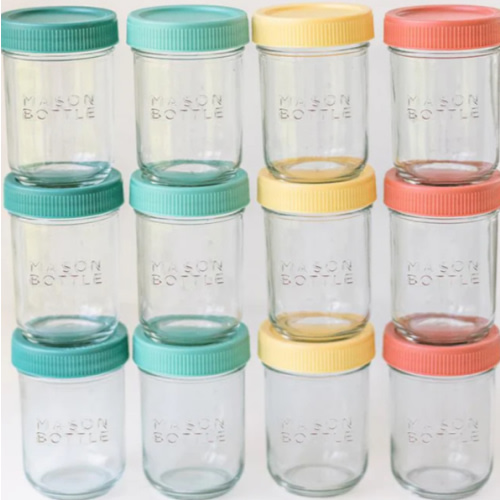 Breastmilk Storage Jar Set – Mason Bottle
