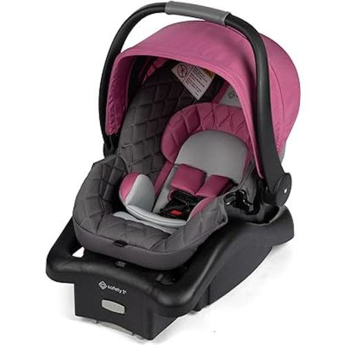 Safety 1st onBoard™ Insta-Latch™ DLX Infant Car Seat with Base, Baby Car Seat for 4-30 lbs., Rear Facing Car Seat, Beach Rose
