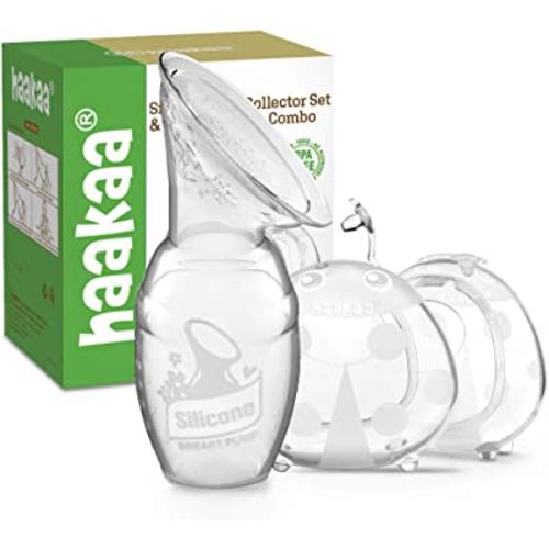 haakaa Manual Breast Pump & Ladybug Breast Milk Collector Combo Breast  Shells for Breastfeeding Silicone Breast Milk Catcher Nursing Cups Breast  Milk