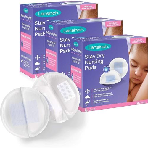 Amazon.com : Lansinoh Stay Dry Disposable Nursing Pads for Breastfeeding, 108 Pads : Baby
