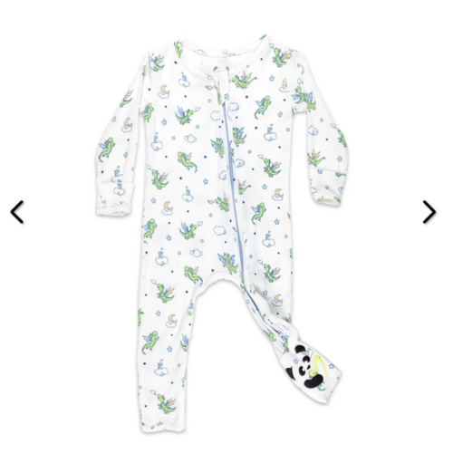 Dragon Bamboo Convertible Footie— 0-3 months
