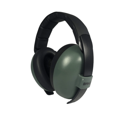 Baby Hearing Protection Earmuffs (Dark Green)