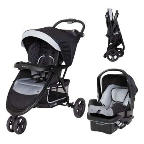Baby Trend EZ Ride PLUS Travel System with EZ-Lift Infant Car Seat - Carbon Black