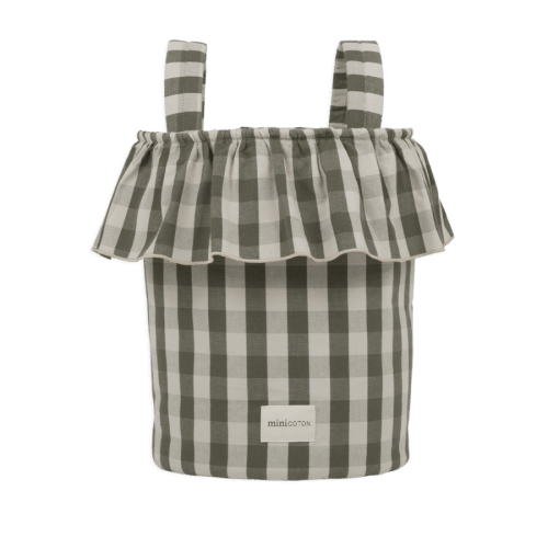 Basket Vichy - Bottle + Sand - PRE ORDER - Minicoton