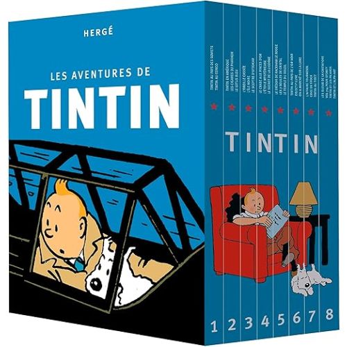 Coffret intégral Tintin (2023) (Les coffrets et intégrales des aventures de Tintin) (French Edition) Paperback – January 1, 2023