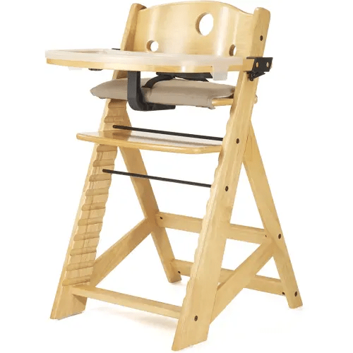 Keekaroo Height Right High Chair with Tray, Natural