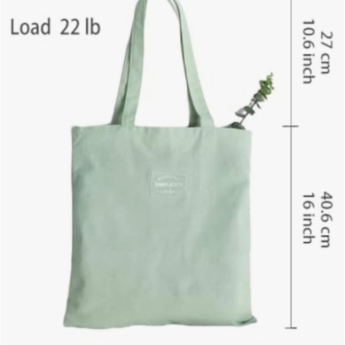 Canvas Tote Diaper Bags, Reusable Pack of 3