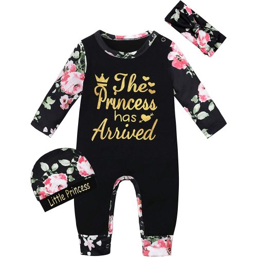 Newborn Baby Girl Clothes Romper Onesie Cotton Newborn Outfit for Girls Cute Infant Girl Jumpsuits Clothes 3-6 Months