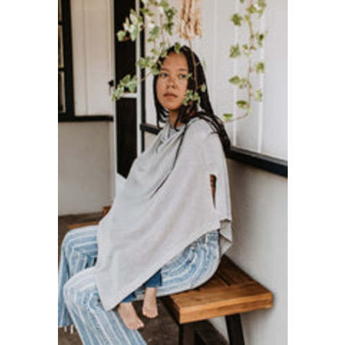 Grey Cocoon Nursing Cover