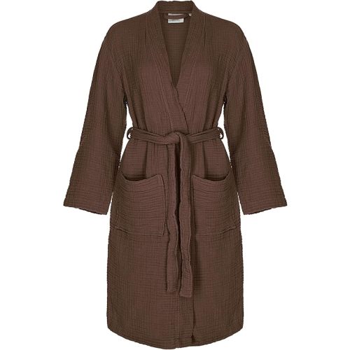 Muslin Unisex Bathrobe Women & Men, 100% Cotton Kimono Lightweight Robe | Long Robes Soft, Absorbent, Spa robes