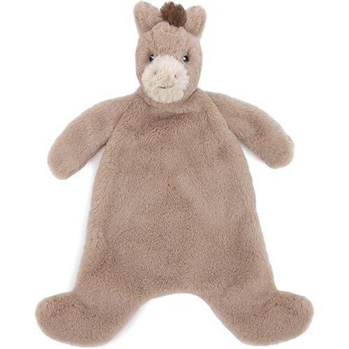 MON AMI Security Blankie for Babies Plush Stuffed Animal Security Blanket, Baby Snuggle Toy, Unisex Newborn (Penny The Pony)