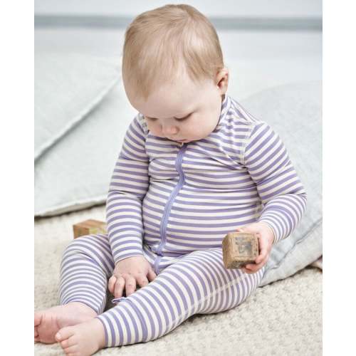 Baby Striped 2-Way Zip Sleeper in HannaSoft™ | Hanna Andersson
