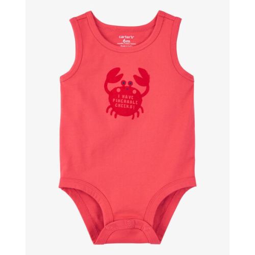 Baby Pinchable Cheeks Crab Bodysuit - Carter's | Carter's