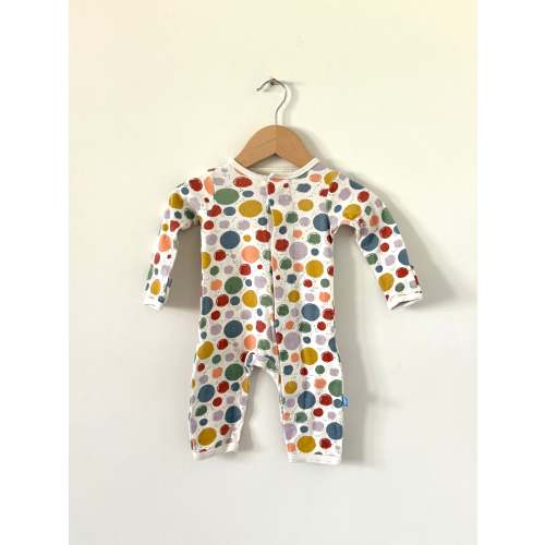 Simply Magnetic Me Polka Dot Magnetic Romper Size 0-3 months