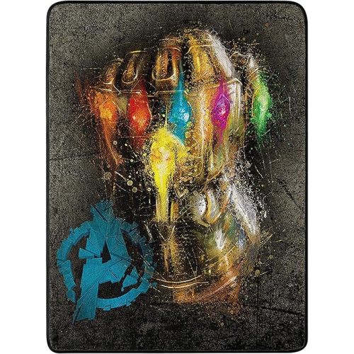 Northwest Avengers Micro Raschel Throw Blanket, 46" x 60", Gauntlet