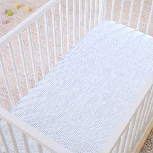 Falling Dot Crib Fitted Sheet