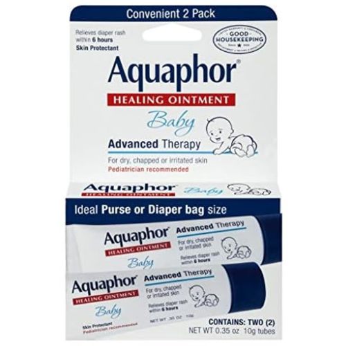 Aquaphor Baby Healing Ointment Advanced Therapy Skin Protectant, Dry Skin and Diaper Rash Ointment, 7 Oz Tube