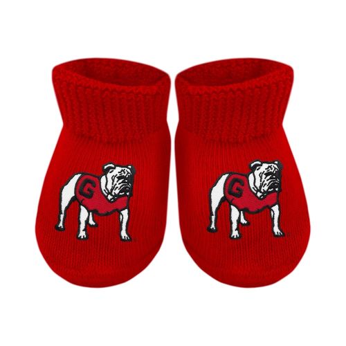 Creative Knitwear College Baby Bootie Sock - Team Logo, Multiple Colors, for Boys & Girls (Newborn - 6 Months)