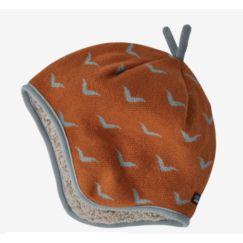 6-12M Redtail Rust Patagonia Baby Reversible Beanie