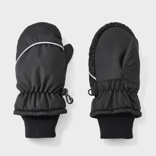 Boys' Snowplay Ski Mittens - Cat & Jack™ Black