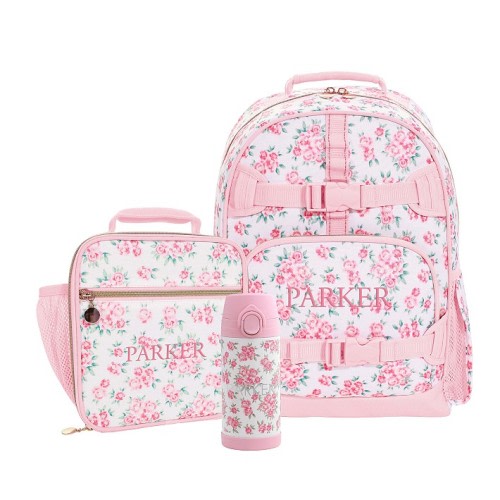 Mackenzie LoveShackFancy Antoinette Floral Backpack & Lunch Bundle, Set of 3