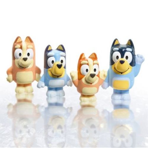 Bluey Tomy Toomies Family Bath Toy Squirters - 4pc