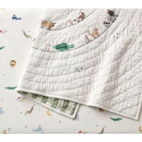 ABC Animal Baby Quilt | Pottery Barn Kids