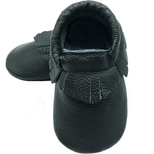 OWLOWLA Baby Moccasins Soft Sole Leather Baby Shoes Infant Toddler Pre-Walker Shoes Baby Boy Girl