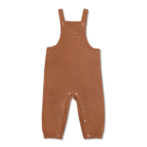 Waffle Overalls - Caramel